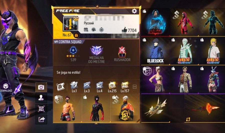 CONTA BEBEZINHA DE PRO PLAYER+COELHO GUERREIRO+MINATO+BLUE LOCK+SUPER VACUO