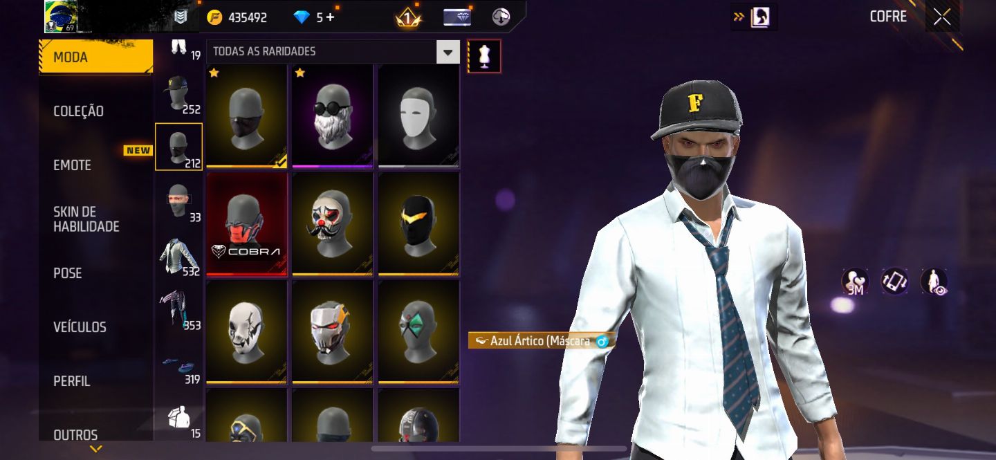 Conta Free Fire segundo passe/ angelical e passes antigos