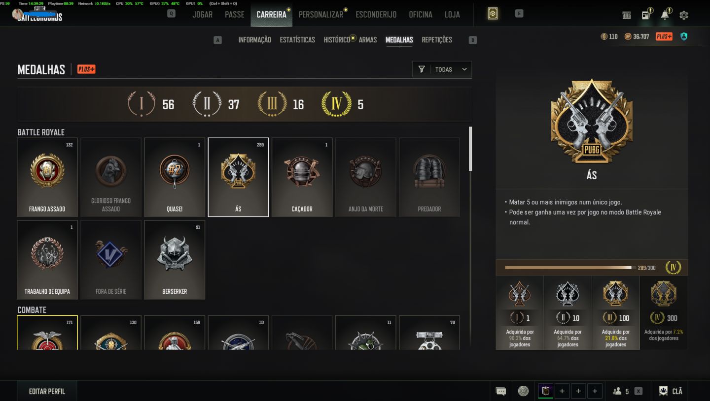 CONTA PUBG BAIXO CUSTO E CHEIA DE SKINS .