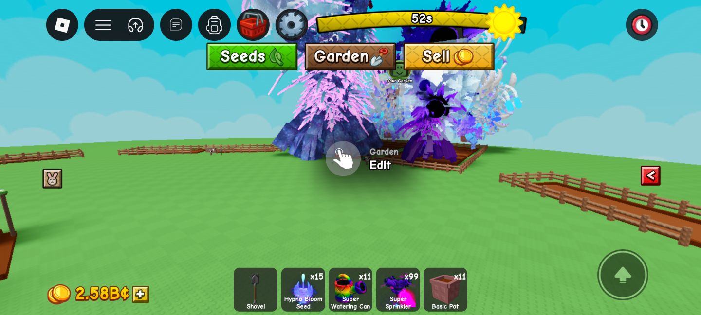 Conta Roblox básica , Focada em Grow a Garden 2