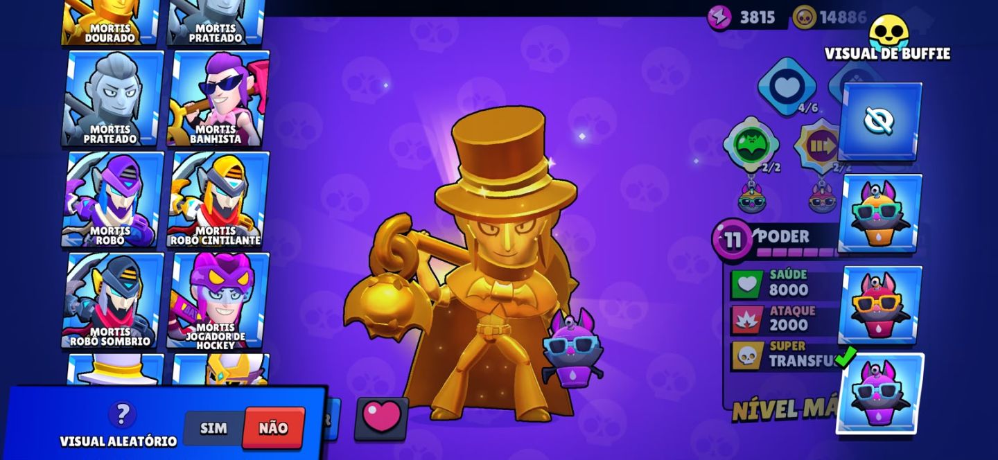 [CONTA RARA DE BRAWL STARS, REI FRANK, COLETTE TRIXIE, COLT AGENTE IMPERIAL]