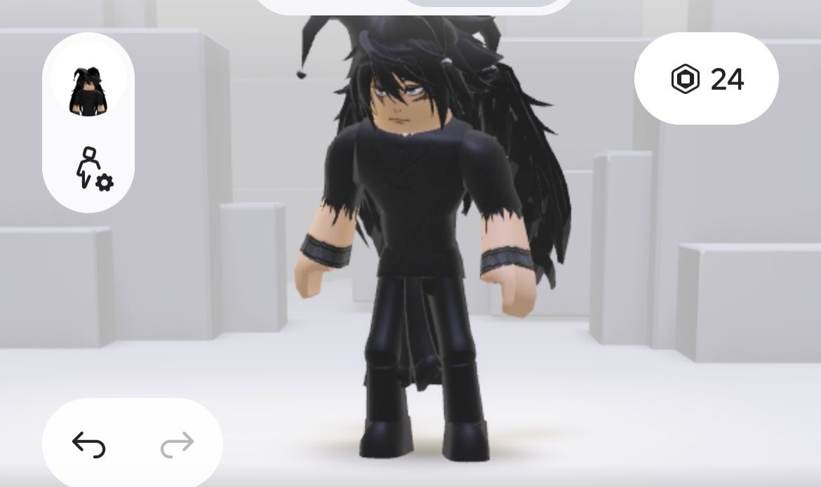 Conta muito boa Roblox mais de 20k robux gastos (um item de 4200 robux)