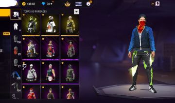 CONTA DE FREE FIRE NÍVEL 71 E ANGÉLICAL VERDE