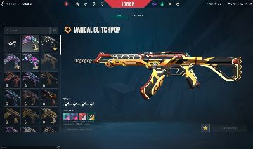 CONTA VALORANT VANDAL GLITCHPOP +FACA LÚGUBRE + SPECTRE SAQUEADORA + MUITA SKINS