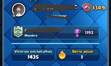 Conta de Clash Royale arena 26