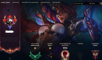 Conta League of Legends '' EX MESTRE'' PROMOÇÃO