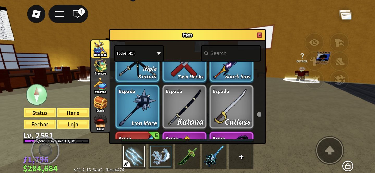 CONTA DE ROBLOX-BLOX FRUITS