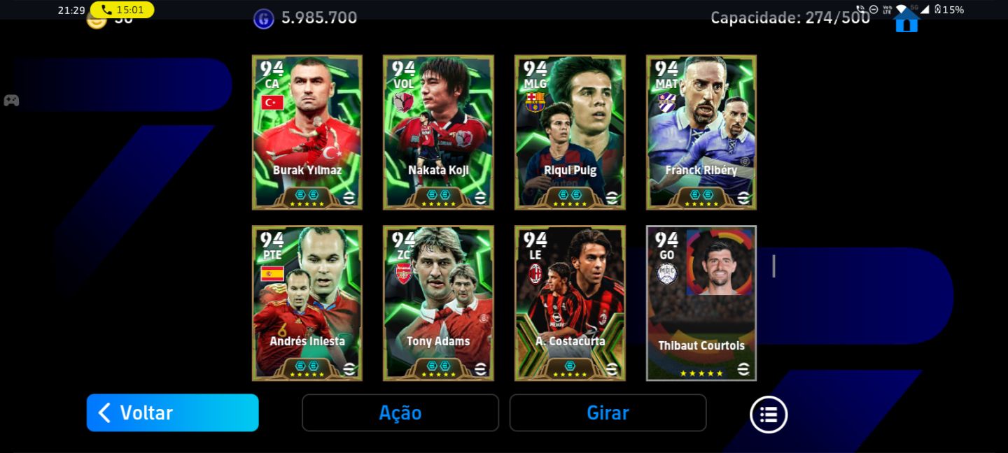 Conta de efootball 200