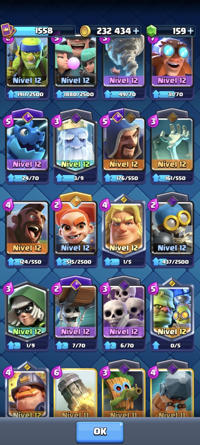 CLASH ROYALE - 13K - 8 EVOS