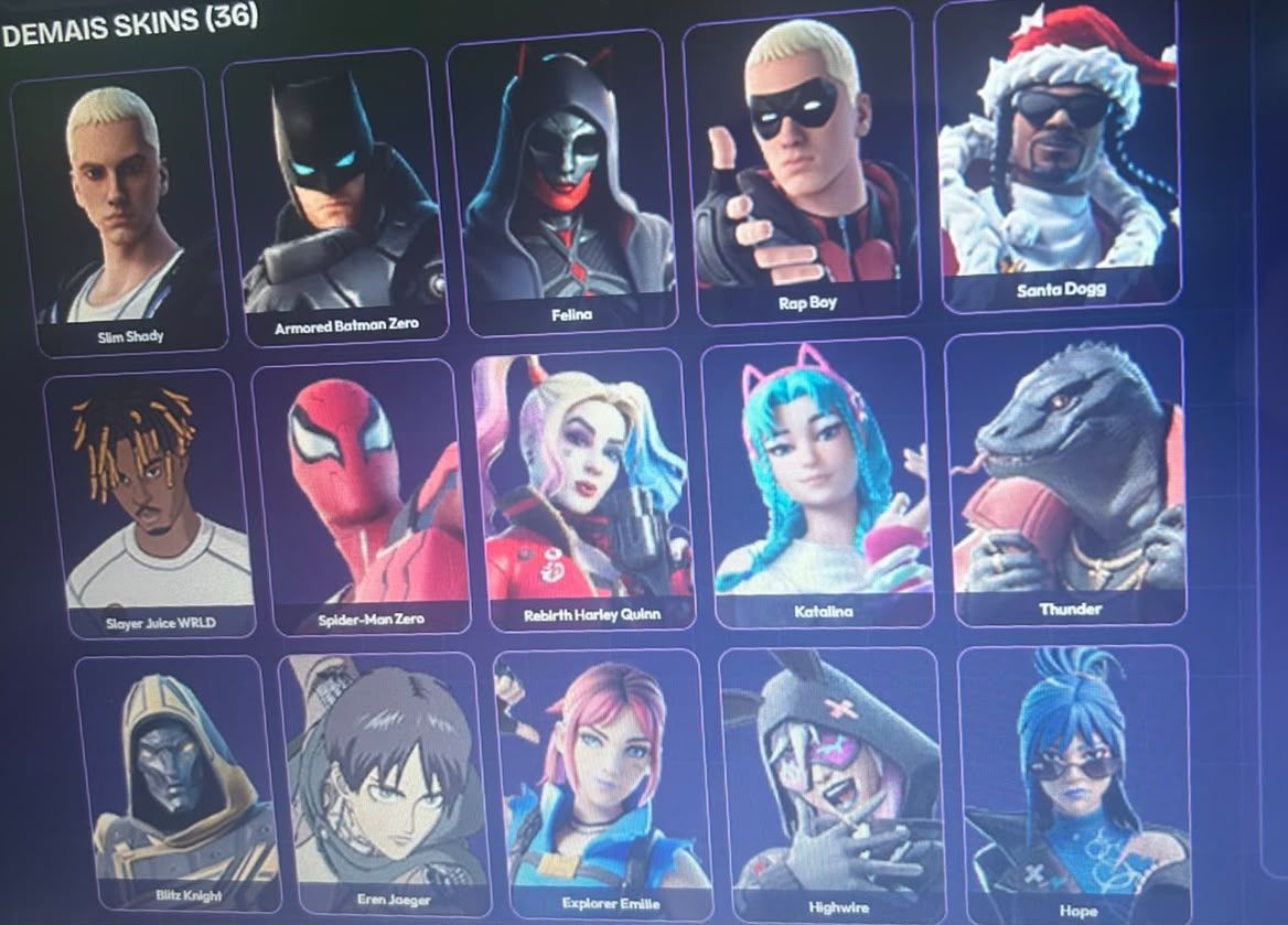 CONTA FORTNITE 40+SKINS [FULL ACESSO]