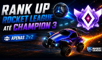 Upo sua conta no Rocket League até Champion 3 | Rápido e Seguro | Modo 2v2