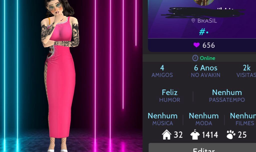 CONTA FEMININA AVAKIN LVL32
