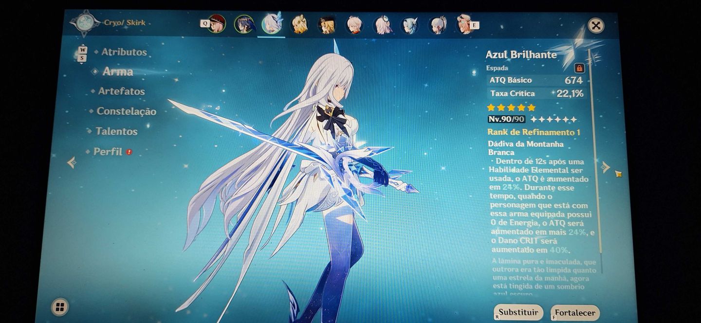 Conta Genshin ar60 34t5 limitados + Aloy