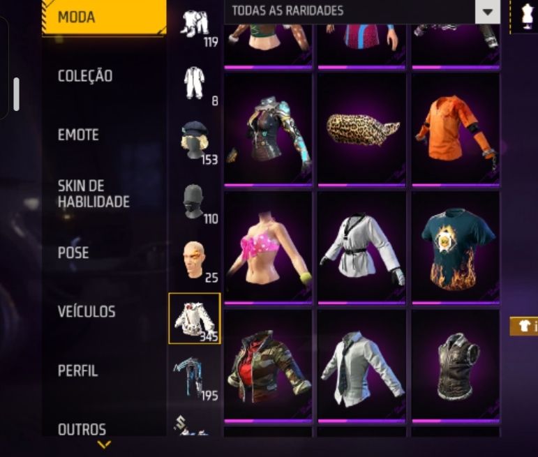 CONTA FREE FIRE 8 ANOS | PRIME 4 | MUITAS ARMAS ATRIBUTADAS