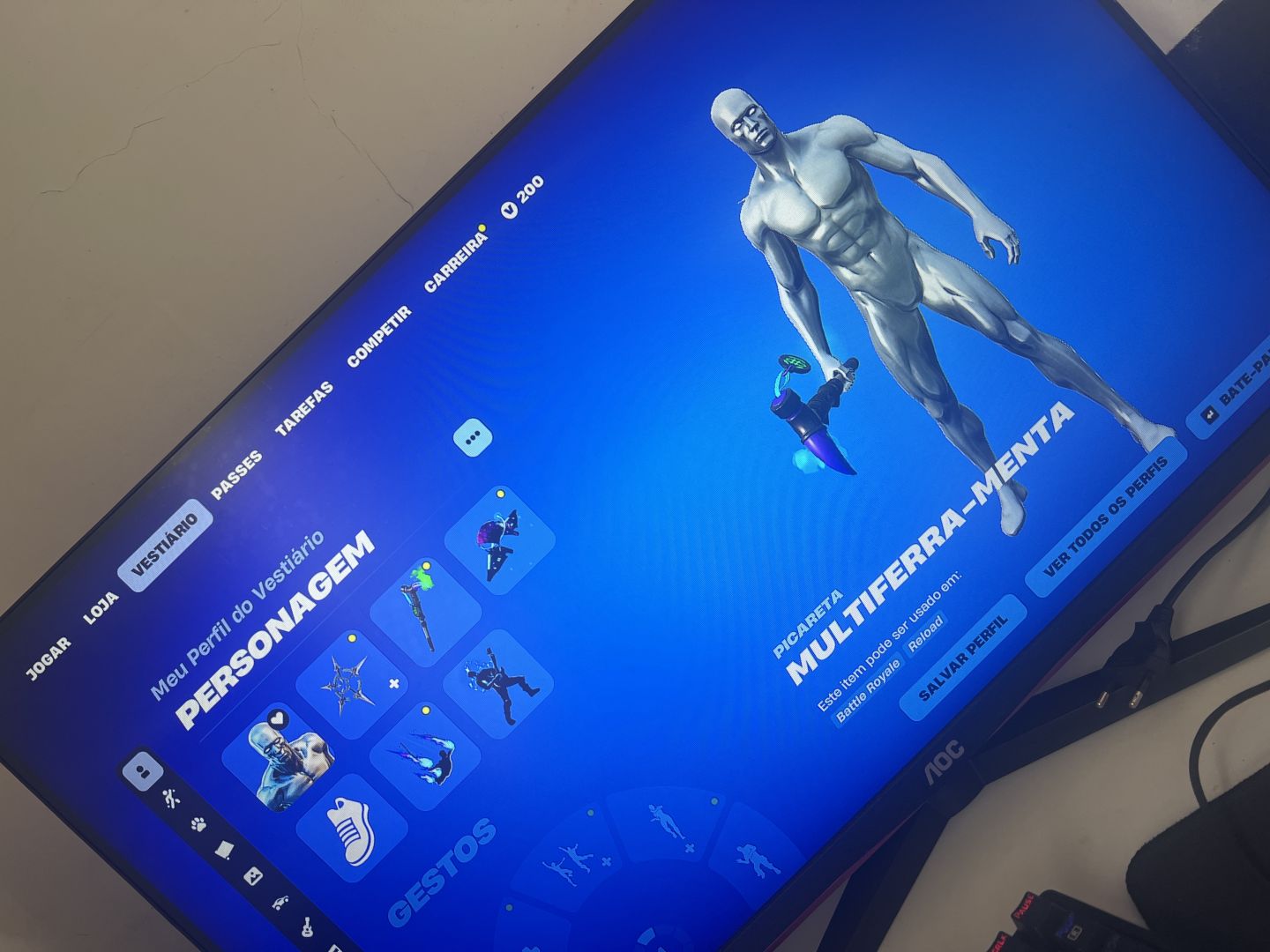Conta fortnite único dono