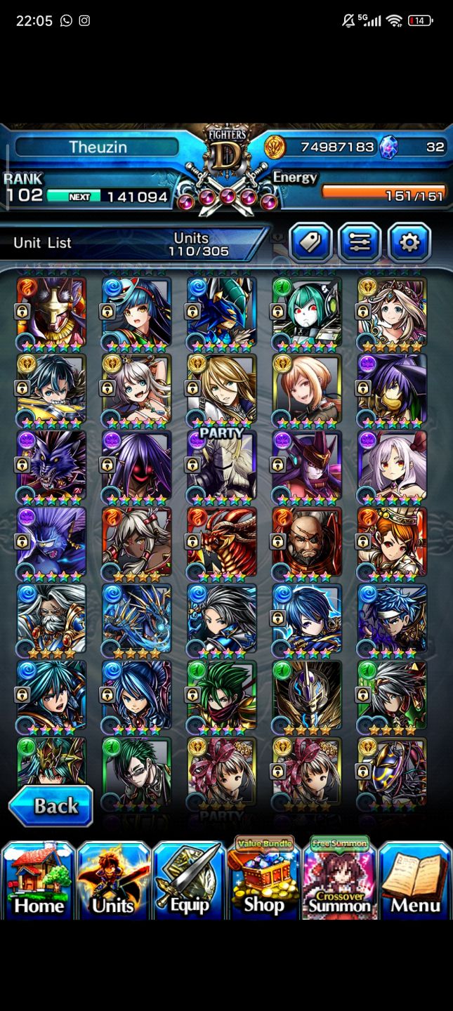 Conta boa pra iniciar no grand summoners