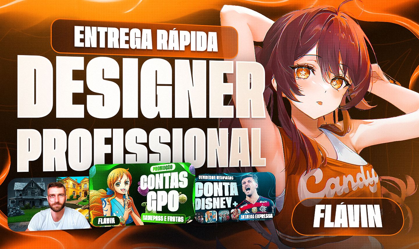 DESIGNER PROFISSIONAL (ANÚNCIOS, THUMBNAILS, INFOPRODUTOS) QUALIDADE PREMIUM