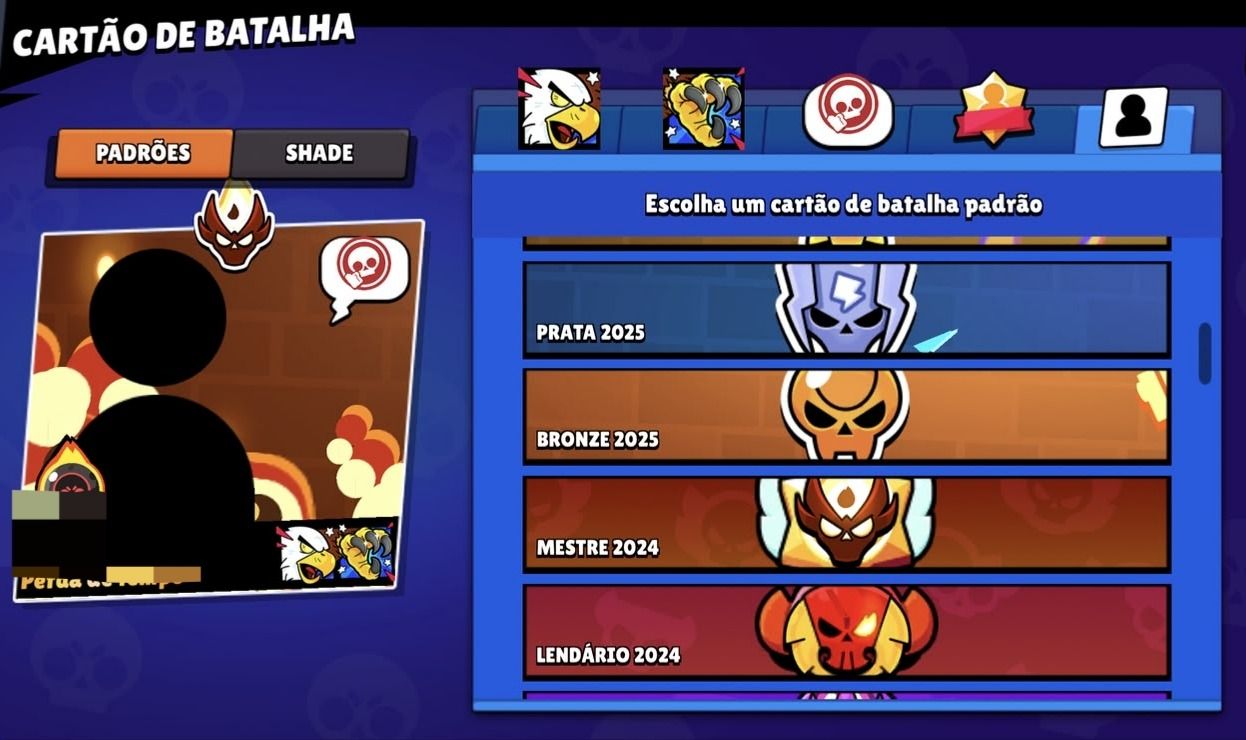 Conta de brawl stars quase Full, já pegou mestre.