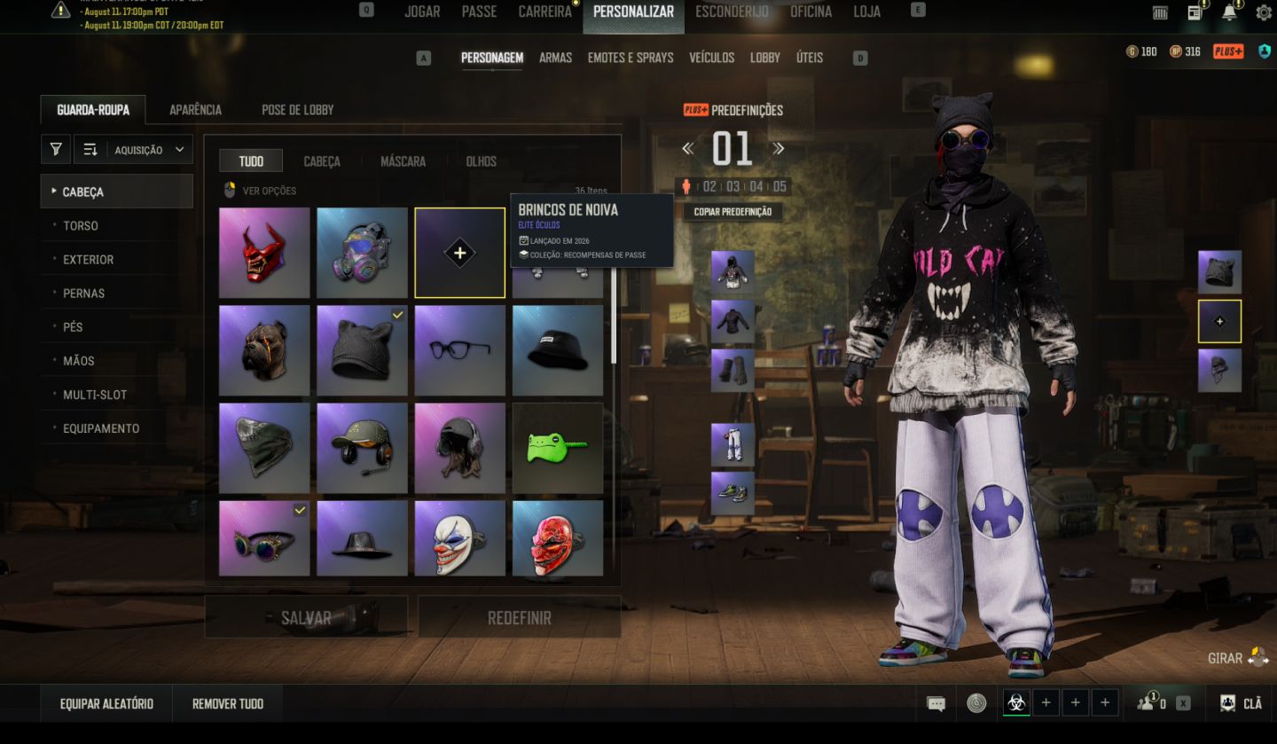 CONTA PUBG PC 3 PROGRESSIVAS AUG NEON DREAM LV 4 , ACE32 , KAR98K