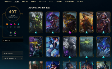 Conta plat 1 116 campeôes 72 skins - League of Legends - Contas - GGMAX