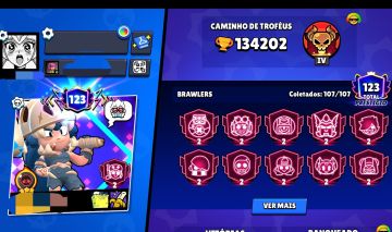 CONTA FULL 11 DE BRAWL STARS DE 2018 (FAMA METEÓRICA III)