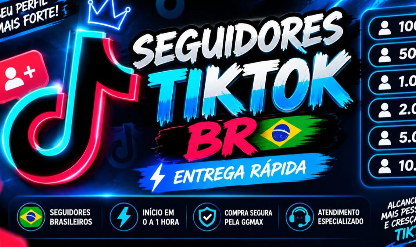 Seguidores TikTok BR | Entrega Rápida | Pacotes de 100 a 10K