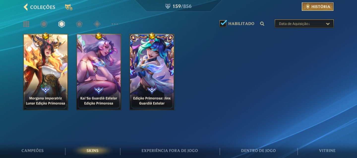 Conta de Wild Rift - Muita skin - Mestre 2 atualmente - SKINS DE PASSE!
