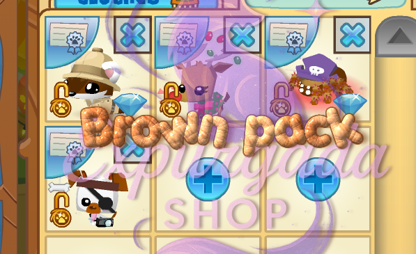 Packs de mascotes Animal jam AJ Classic