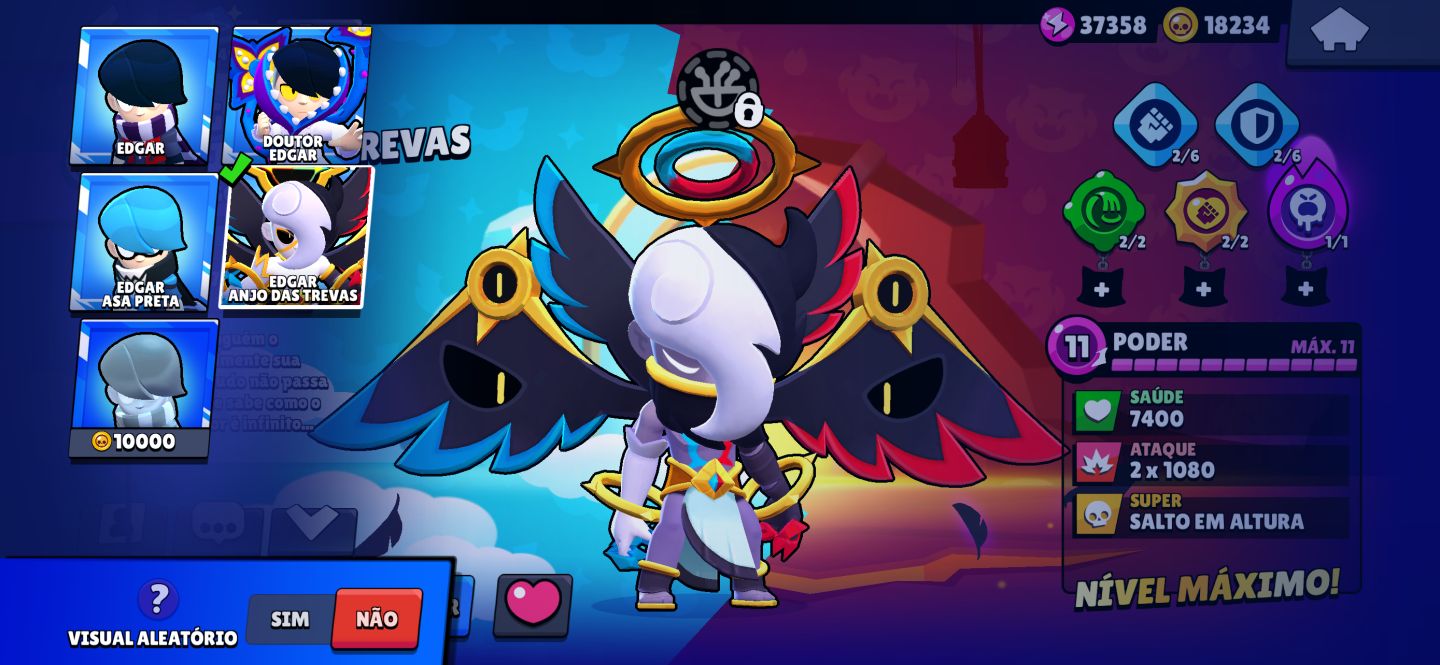 Conta main fang com skin fang furioso e fang midorya