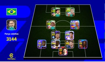 Conta com Nedved 106, 4 cartas pagas