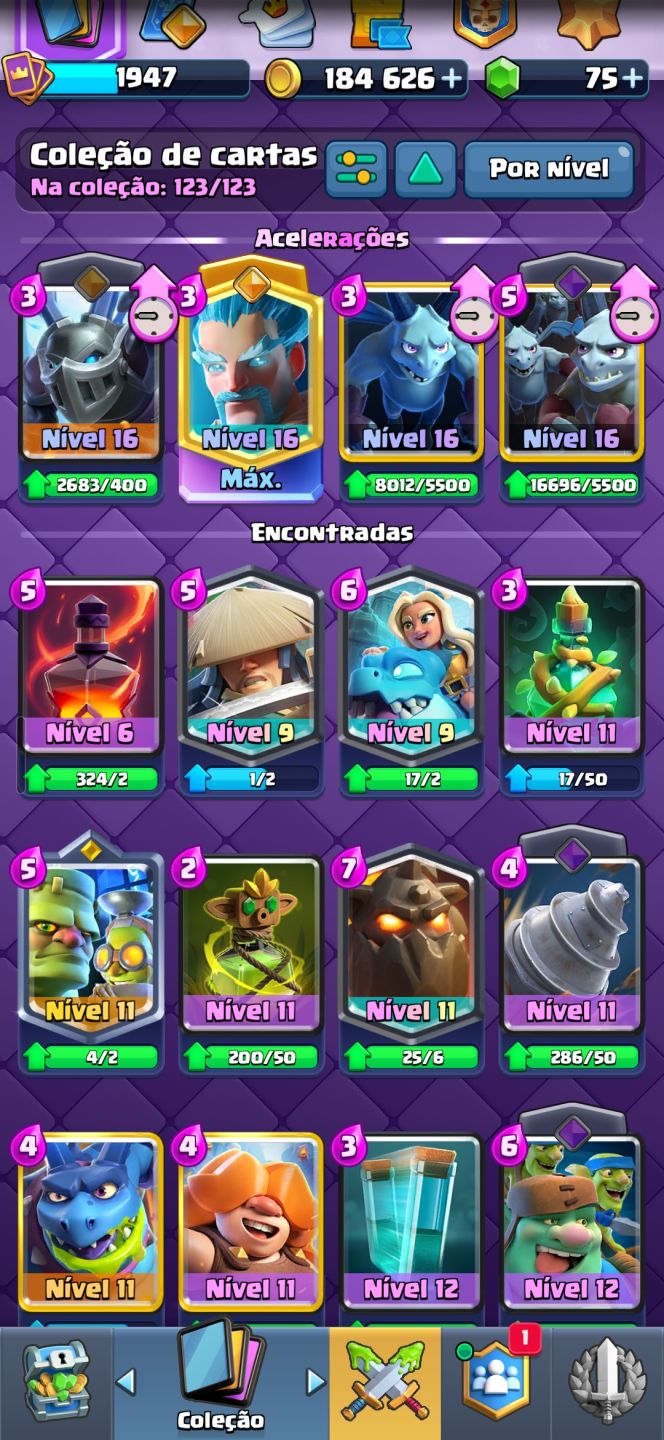 Conta Clash Royale Nível 16 | ! Conta Clash Royale Nível 16 | Desde 2018