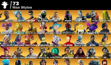 CONTA FORTNITE RARA | MUITAS COLLABS | TWITCH PACK | 144 SKINS