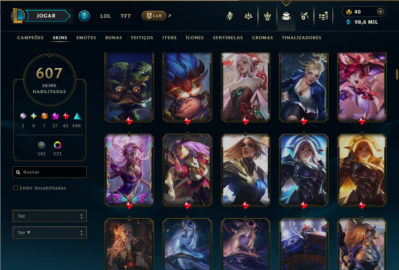 CONTA ESMERALDA | 607 SKINS | 340 EMOTES | 174 CROMAS