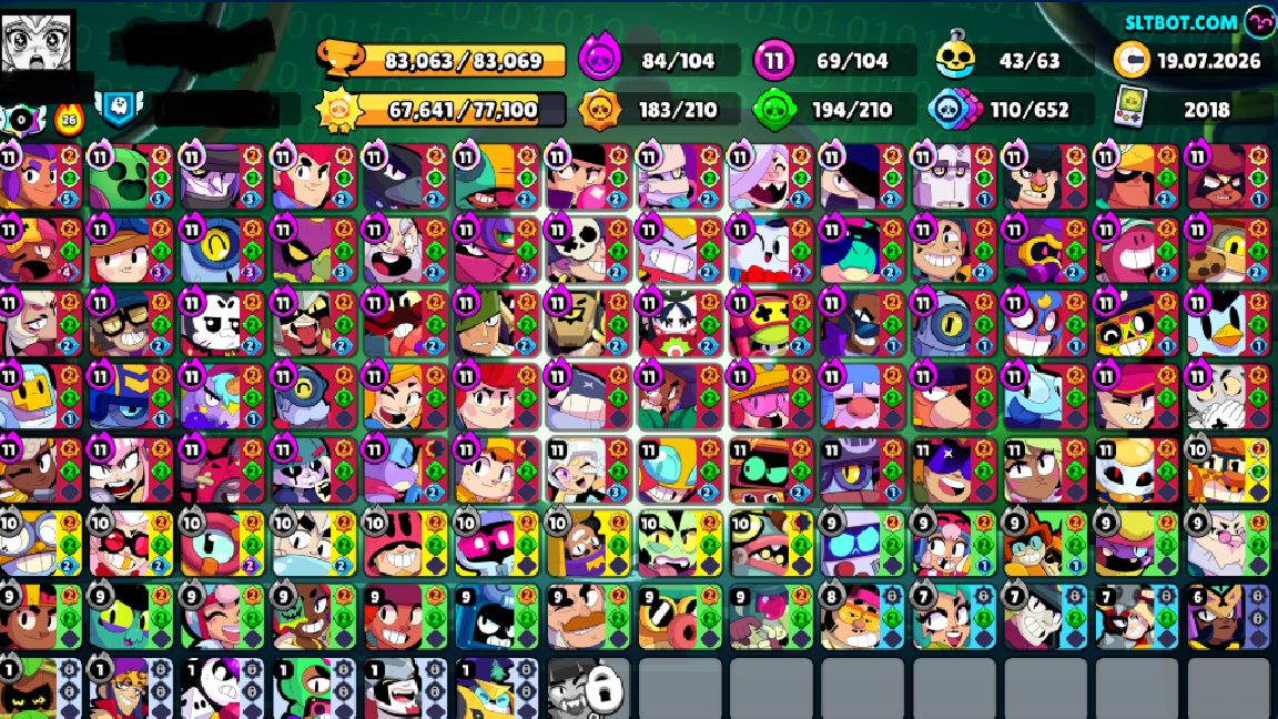 BS 82.8K TROFÉUS 84 HIPERCARGAS 67 MAX 104 BRAWLERS