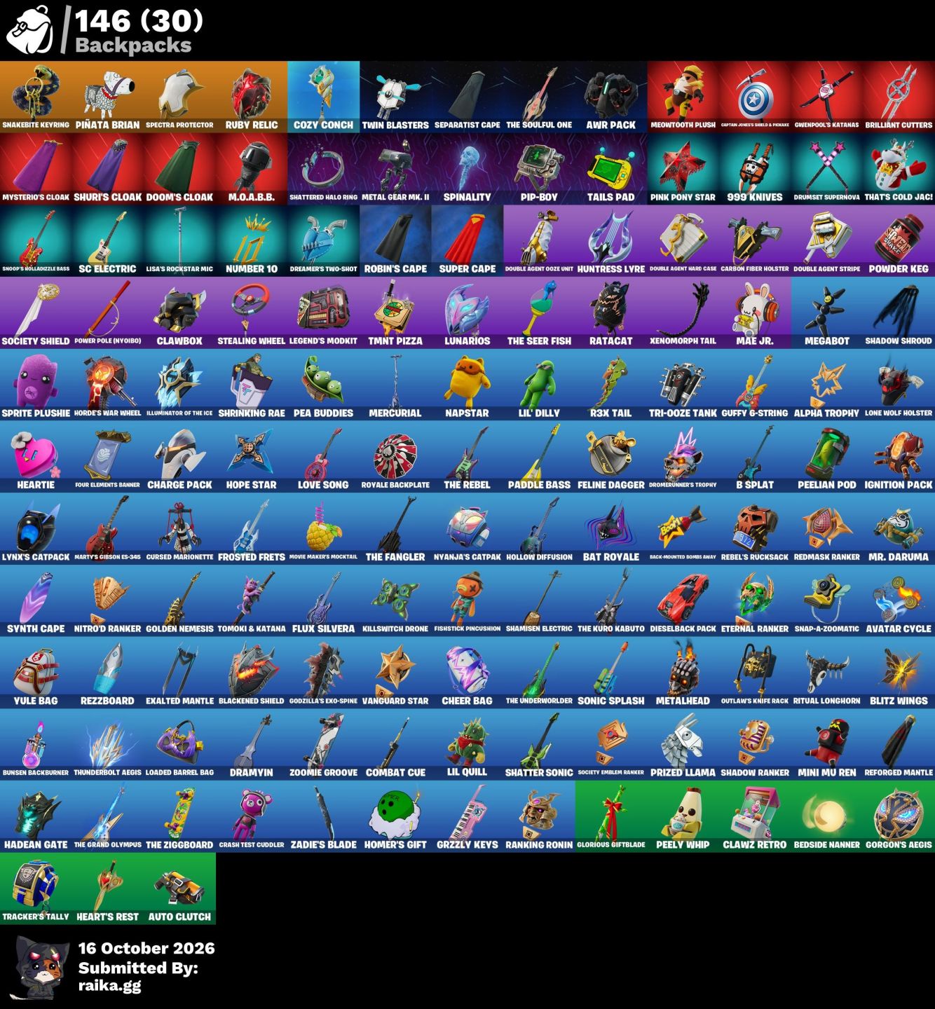 FORTNITE | 78 SKINS | GOKU + MESSI + GODZILLA + SOLID SNAKE + PETER GRIFFIN | 12