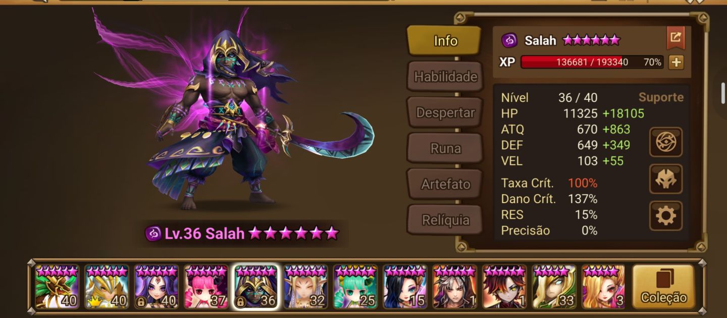 Triplo ld com Jager+Salah+Celestara