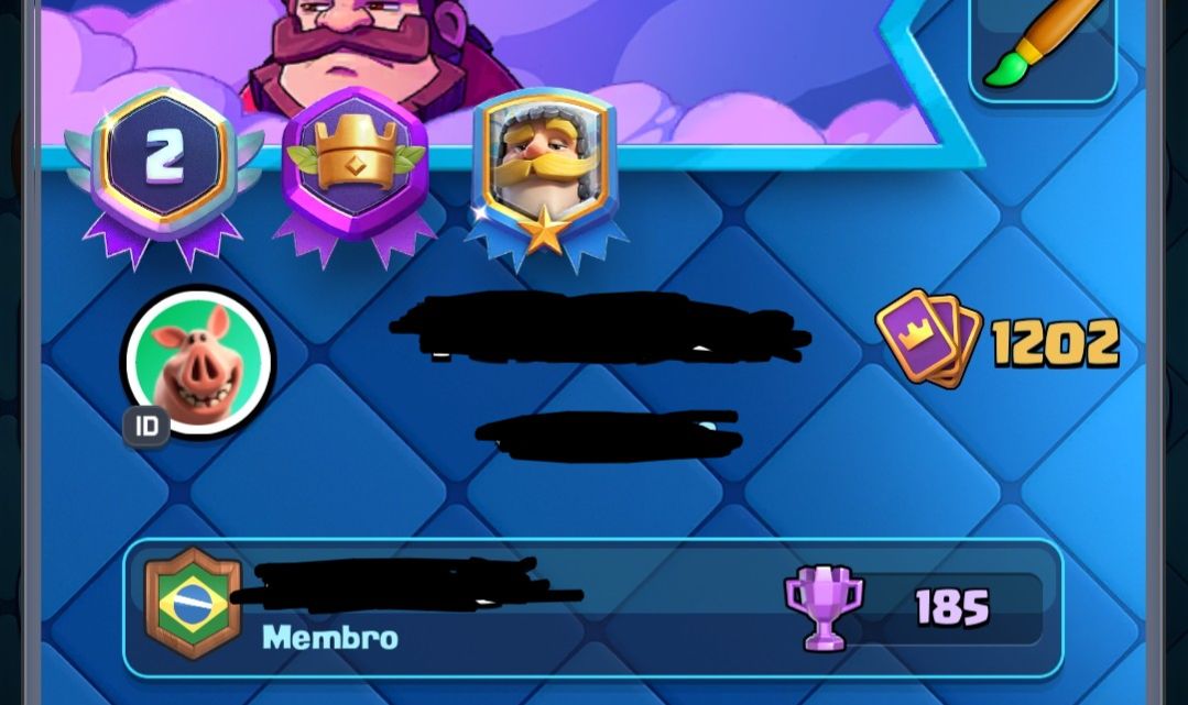 Conta Clash Royale | Arena 18 | 6.533 Troféus | Rei Nível 13 | Herói à Escolha