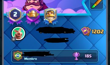 Conta Clash Royale | Arena 18 | 6.533 Troféus | Rei Nível 13 | Herói à Escolha