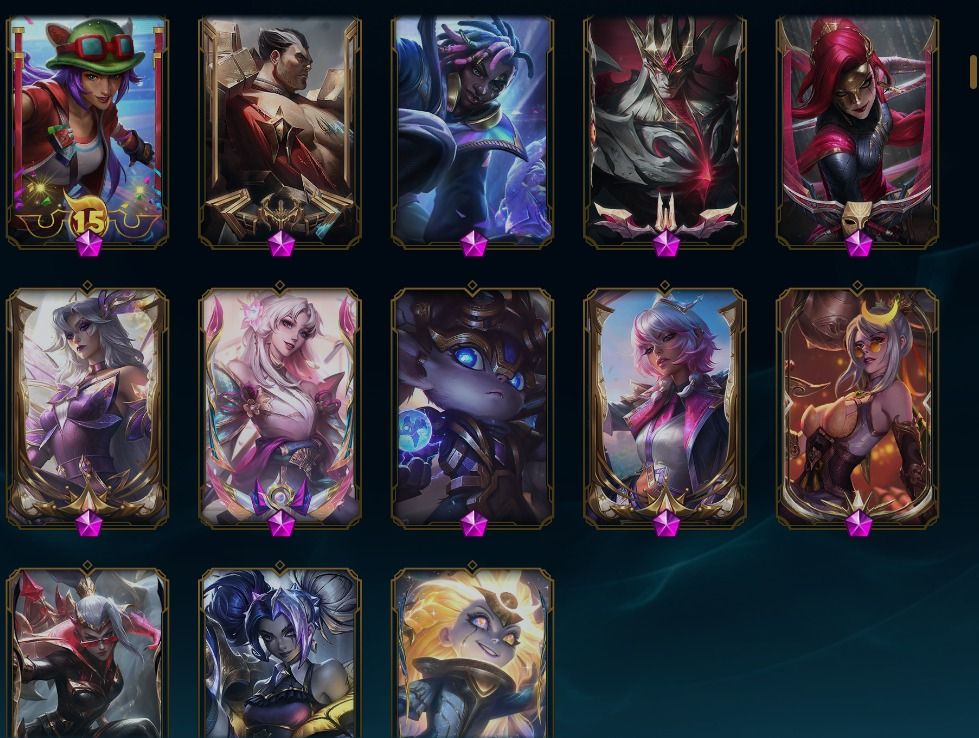 CONTA LOL FULL ACESSO CONTA RARA MAIN KATARINA TODAS AS SKINS DE KAT 275 SKINS!