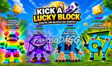 CHUTE UM BLOCO DA SORTE / KICK A LUCK BLOCK [GAMEPASS/BRAINROTS] BRAINROTS RARO