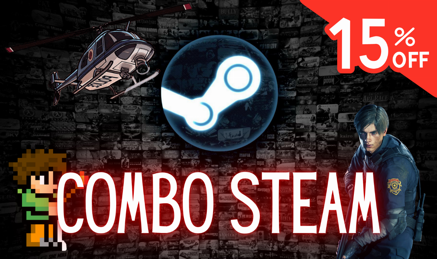 (15% OFF) COMBO DE JOGOS STEAM [ENTREGA AUTOMÁTICA]