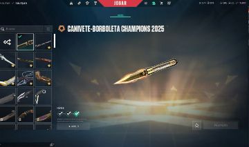 Conta de valorant com skins do champions e vandal kuronami
