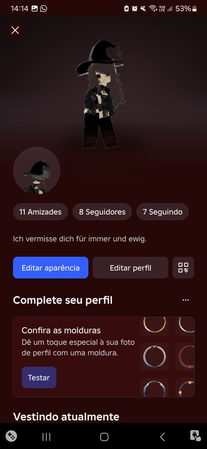 Conta roblox