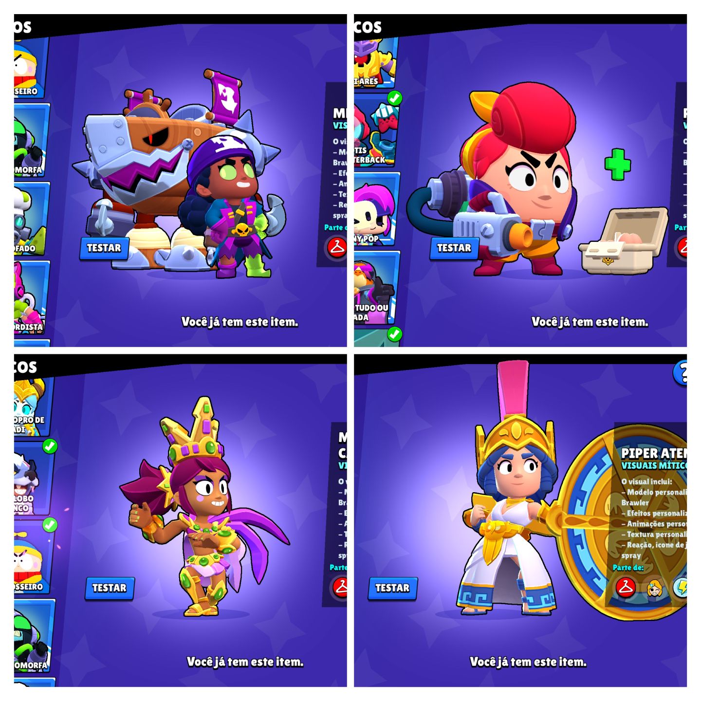 CONTA BRAW 44K | 107 BRAWLERS DESBLOQUEADOS| + DE 320 SKINS E MUITAS EXCLUSIVAS