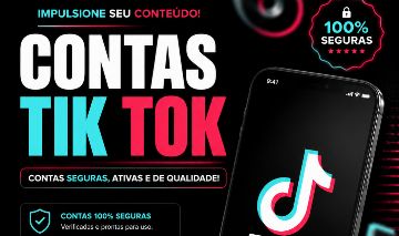 CONTAS TIK TOK COM (100 SEGUIDORES ATÉ 1.200 SEGUIDORES) ENTREGA RÁPIDA