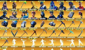 Conta fortnite season 4 chapter 1 com glow e minty com mais de 150 skins