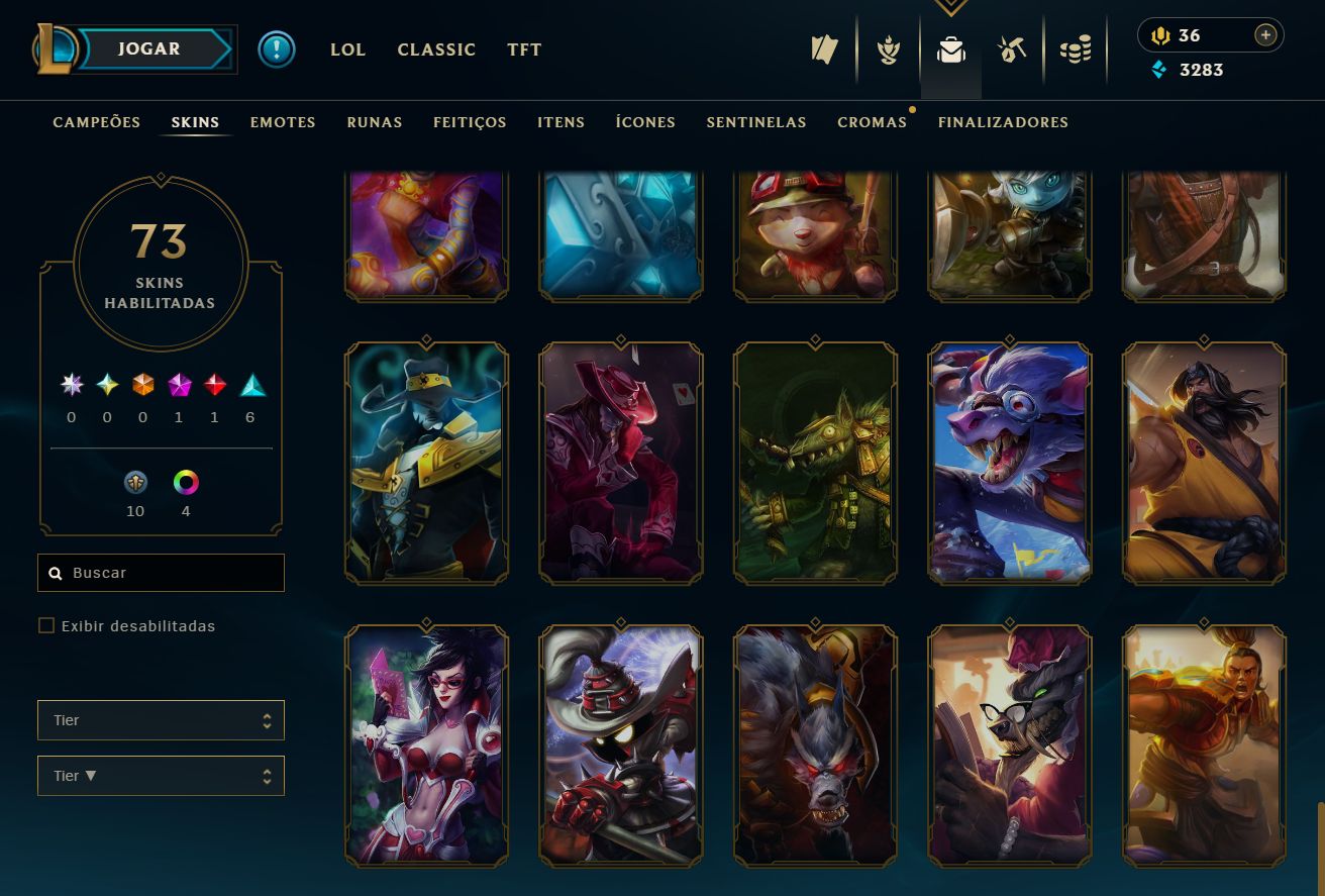 [ACESSO IMEDIATO] Ouro IV 73 Skins 80 Campeões