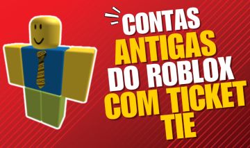 [MELHOR PREÇO] CONTA ANTIGA COM SMALL RAP (TICKET TIE) DO ROBLOX!