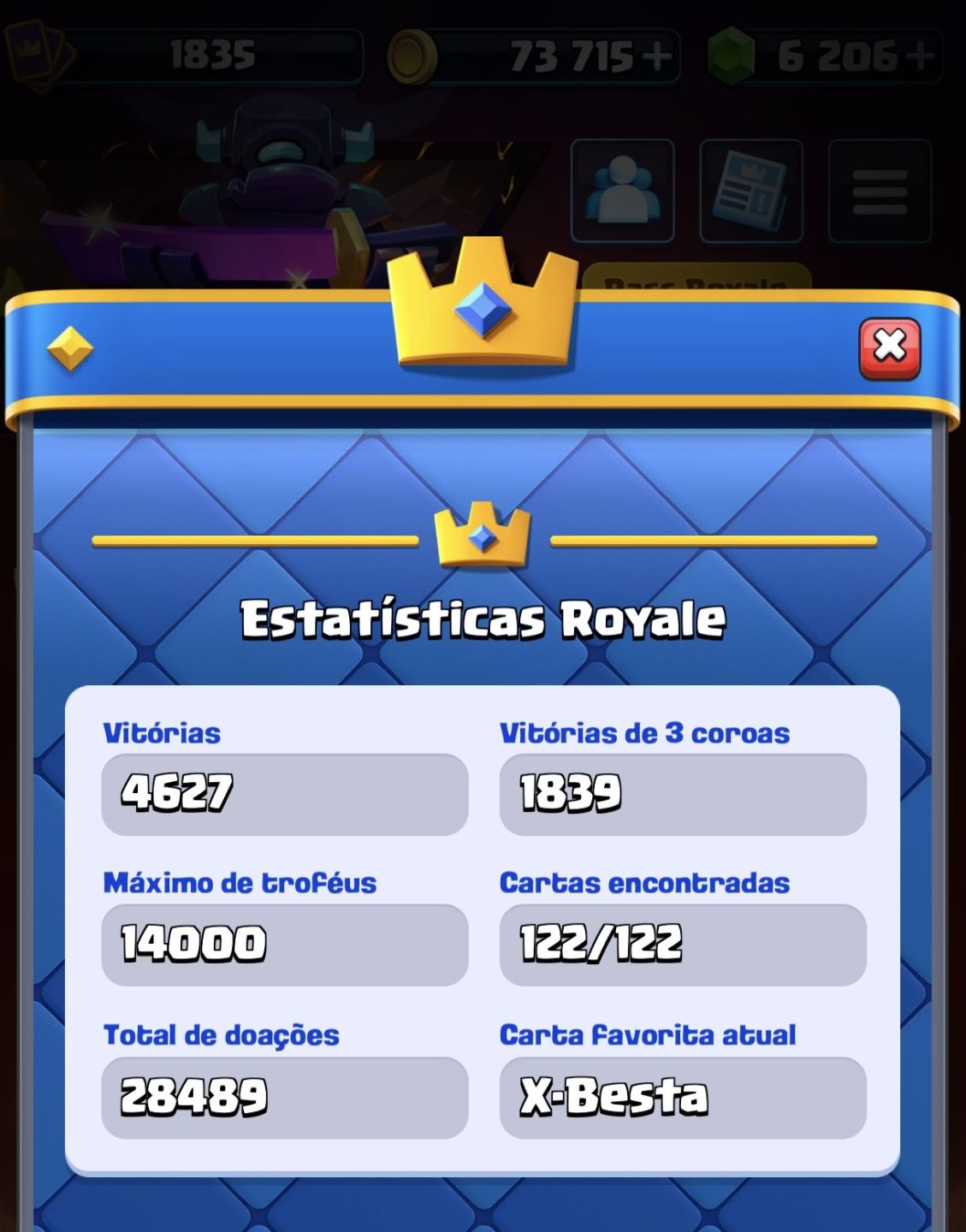 Conta de Clash Royale nível 16!!