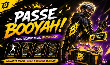 PASSE BOOYAH PREMIUM FREE FIRE GARENA | VIA ID | ENTREGA RÁPIDA